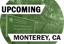 Upcoming Monterey CA