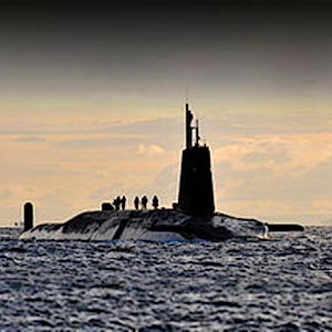HMS Vanguard arrives back at HM Naval Base Clyde, Faslane, Scotland following a patrol. via Wikimedia