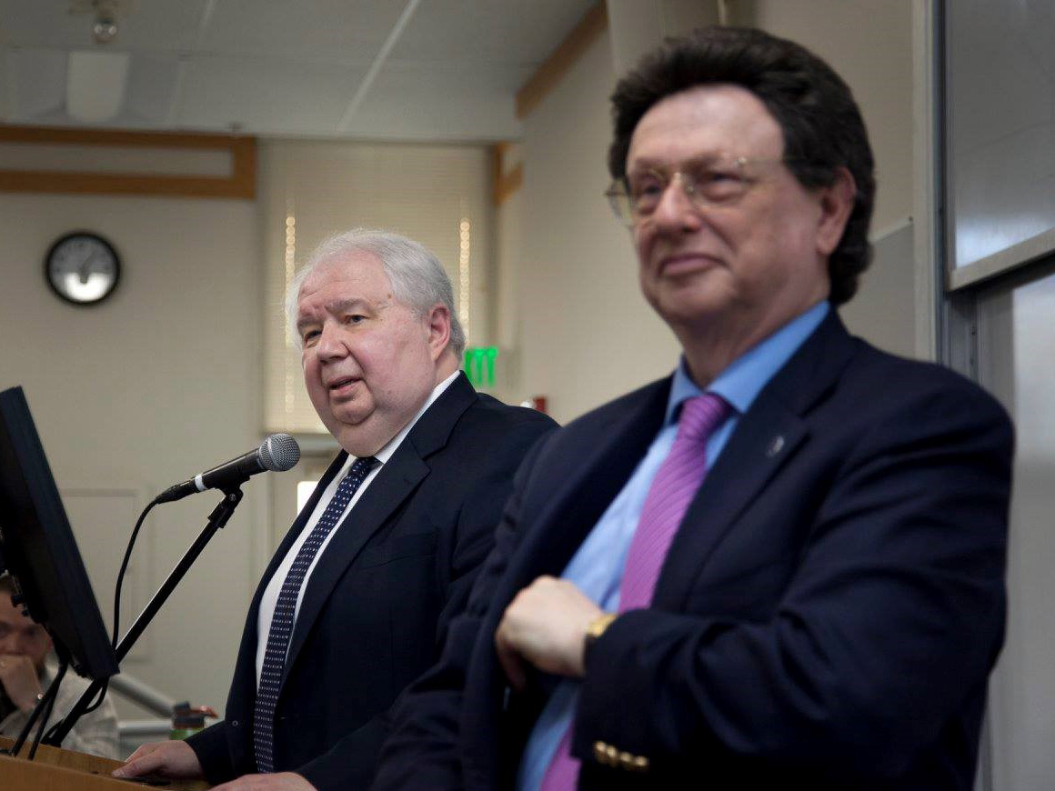 Ambassador Sergey Kislyak and CNS Director William Potter